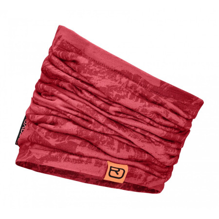 Scaldacollo Ortovox 120 Tec Neckwarmer (2019) rosa/bordeaux HotCoral