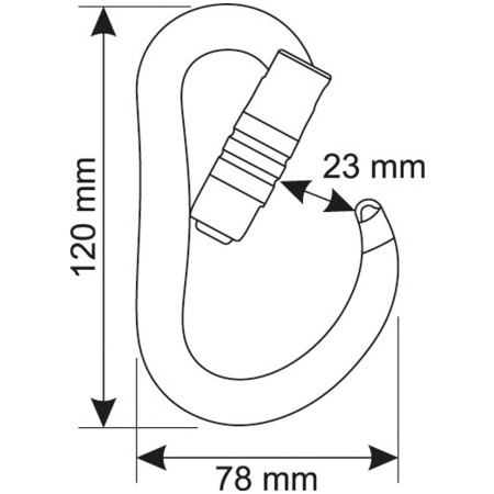 Moschettone Camp Atom 3Lock