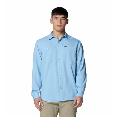 Camicia da uomo Columbia Silver Ridge™ Utility Lite Long Sleeve azzurro Ripple Blue