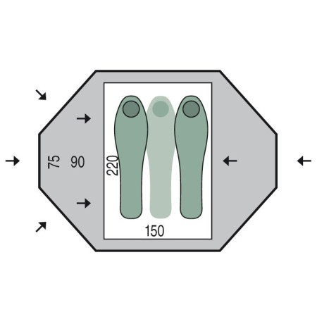 Tenda Pinguin Taifun 2