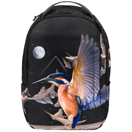 Zaino da città Baagl eARTh Kingfisher by Caer8th nero black