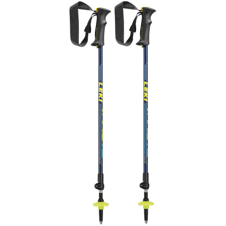 Bastoncini da trekking per bambini Leki Vario XS blu/giallo BluemetallicNeonyellowCyan