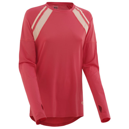 Maglietta sportiva da donna Kari Traa Elisa LS rosso Fruit