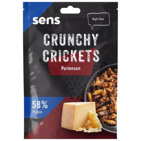 Grilli commestibili Sens Grilli croccanti e tostati – Parmigiano 16 g