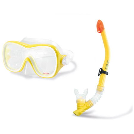 Set per immersioni Intex Wave Rider Swim Set 55647 giallo