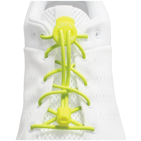 Lacci delle scarpe Lock Laces Original giallo Neon Yellow