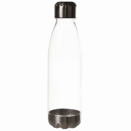 Borraccia Regatta Tritan Bottle with Metal Lid nero SilverGray