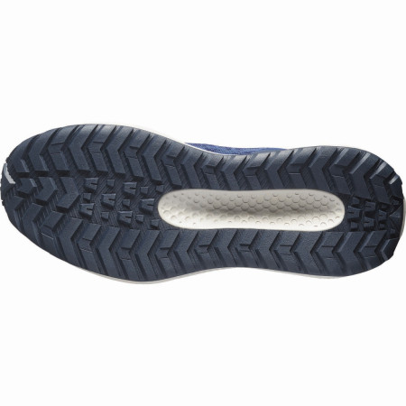 Scarpe da bambino Salomon Aero Grvl Wp J Maritime Blue-Silver Cloud-Bluing