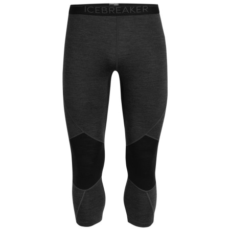 Pantaloni termici da uomo Icebreaker 260 Zone Legless grigio scuro jet heather/black