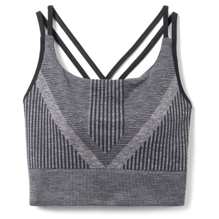 Intimo funzionale da donna Smartwool W Intraknit Strappy Bra nero black heather