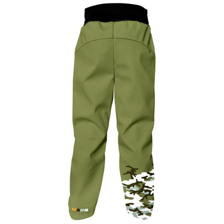 Pantaloni softshell per bambini WAMU Khaki