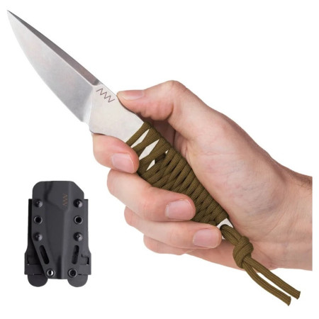 Coltello Acta non verba P100 Stonewash/Sand marrone Sand