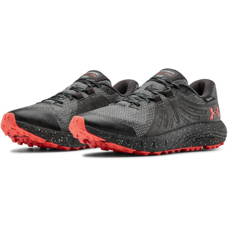Scarpe da donna Under Armour W Charged Bandit Trail GTX grigio JetGray/EnamelBlue/EnamelBlue