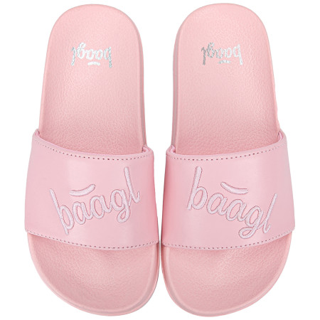 Pantofole per bambini Baagl Logo Pink