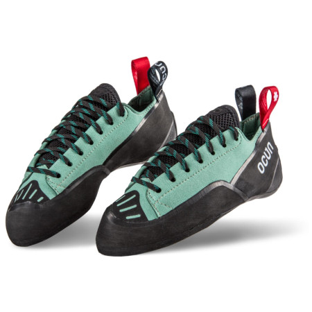 Scarpe da arrampicata Ocún Striker Lu (2025) verde chiaro/nero Green Malachite