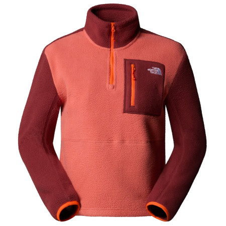 Felpa da donna The North Face W Yumiori 1/4 Zip arancio/vino Mars Dust/Sumac/Solar F