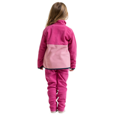 Felpa da bambino Didriksons Monte Kids Half Bu 6 Cactus Pink