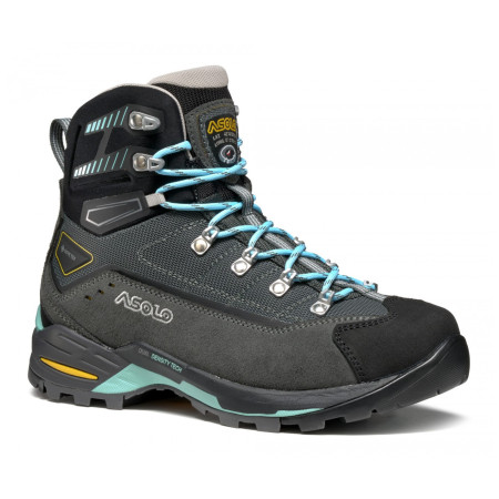 Scarpe da trekking da donna Asolo Finder PRO GV grigio/blu GRAPHITE / GUNMETAL / POOL SIDE