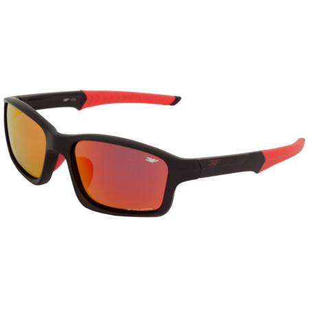 Occhiali polarizzanti 3F Attack nero/rosso