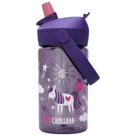 Borraccia Camelbak Thrive Flip Straw Kids 0,4l viola Unicorn Party