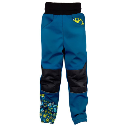 Pantaloni softshell per bambini WAMU Bagr blu