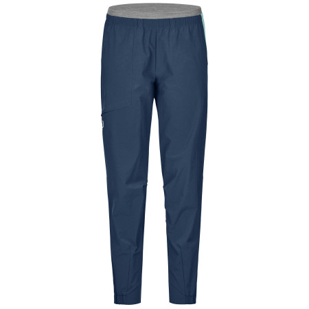 Pantaloni da donna Ortovox Piz Selva Pants W blu scuro Deep Ocean