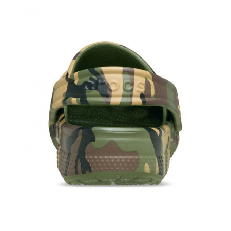 Pantofole per bambini Crocs Classic Camouflage Clog Army Green/Multi