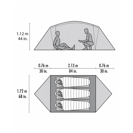 Tenda ultraleggera MSR Mutha Hubba NX