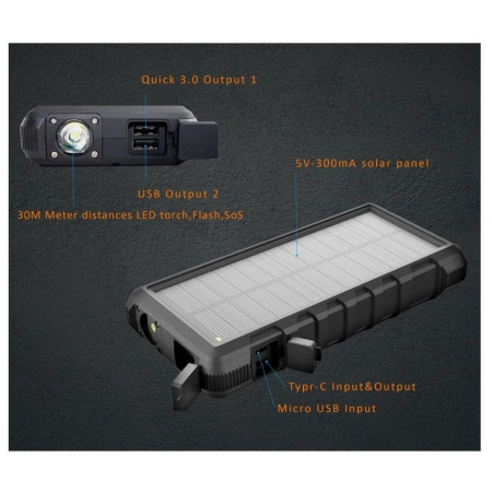 Powerbank solare Viking Technology W24W