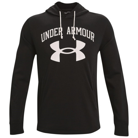 Felpa da uomo Under Armour Rival Terry Big Logo HD nero Black//OnyxWhite