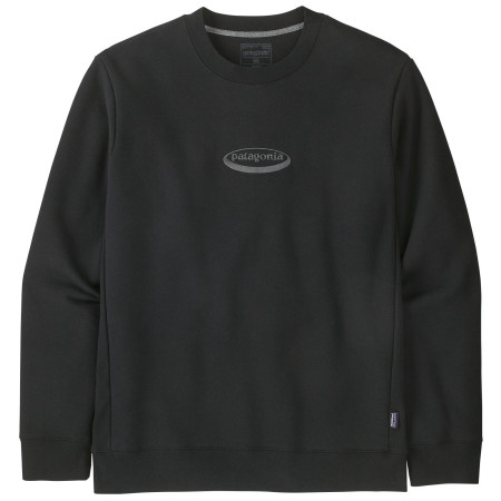Felpa da uomo Patagonia Men's '95 Oval Logo Uprisal Crew Sweatshirt nero Black