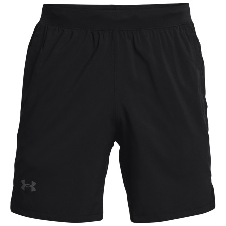 Pantaloncini da uomo Under Armour Launch 7" Shorts nero Black / Black / Reflective