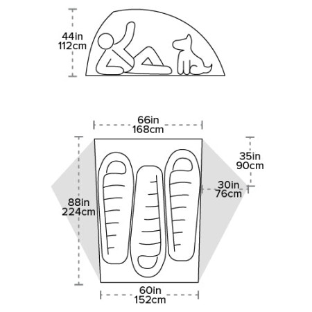 Tenda ultraleggera Big Agnes Crag Lake SL3