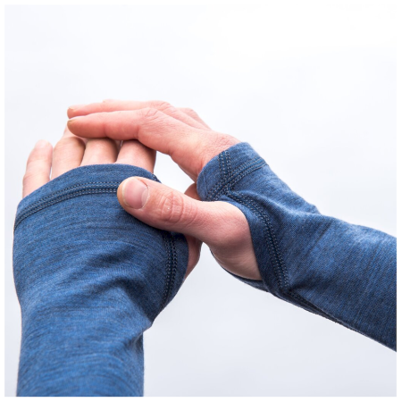 Maglietta funzionale da uomo Sensor Merino Bold Roll Neck dl.rukáv