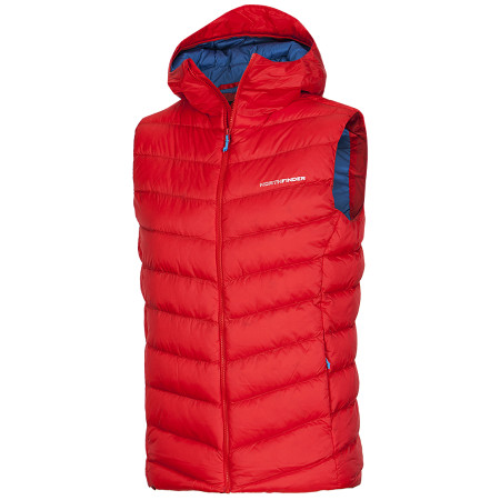 Gilet da uomo Northfinder Kyson rosso