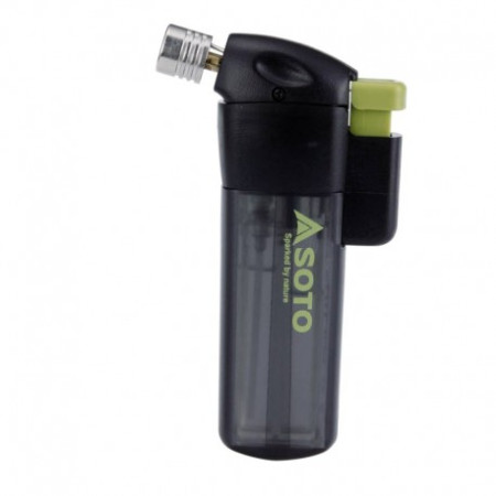 Accendino Soto Torch w refillable lighter nero