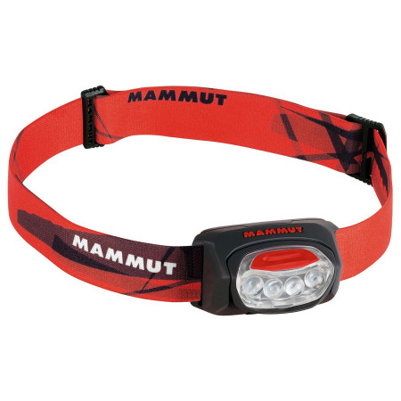 Lampada frontale Mammut T-Trail rosso Black