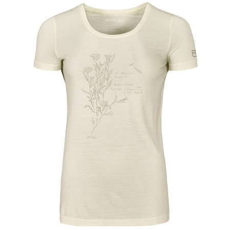 Maglietta sportiva da donna Ortovox W's 120 Cool Tec Sweet Alison T-Shirt bianco Non Dyed