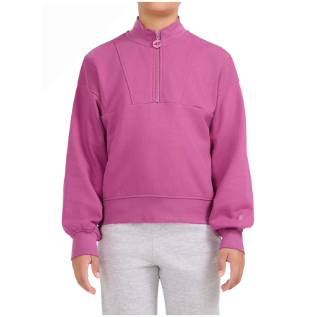 Felpa da bambino 4F Sweatshirt F2701 Violet rosa Violet