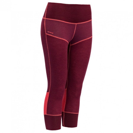 Mutande sportive da donna Devold Tuvegga Sport Air Woman 3/4 Long Johns rosa Poppy