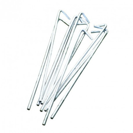 Picchetti da tenda Regatta 8in. Steel Pegs argento