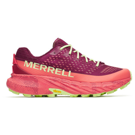 Scarpe da corsa da uomo Merrell Agility Peak 5 3D rosa/bordeaux mtl flare/crimson