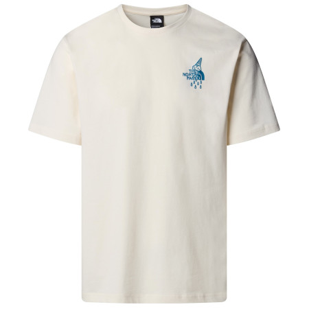 Maglietta da uomo The North Face U Powder Days Relaxed S/S Tee-Graphic bianco White Dune