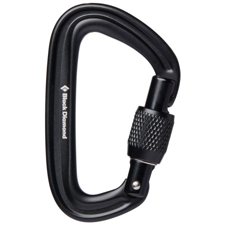 Moschettone Black Diamond Liteforge Screwgate nero Black