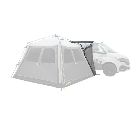 Verande per tende e tendalini Outwell Fastlane 300 Vehicle Connector with door grigio Grey