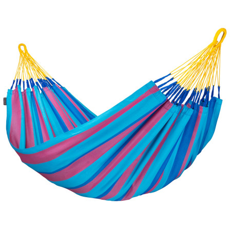 Amaca La Siesta Sonrisa Single blu/rosso Wildberry