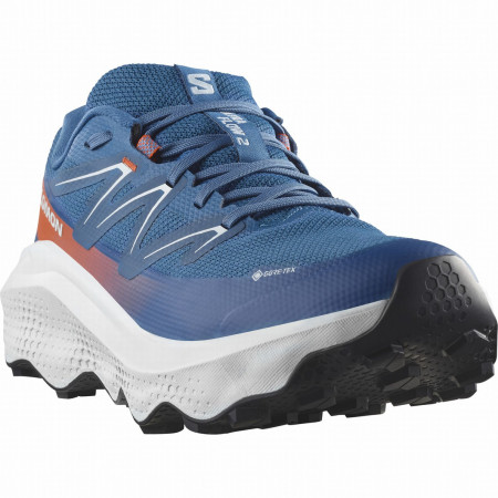 Scarpe da uomo Salomon Ultra Flow 2 Gore-Tex blu Dark Blue / Ballad Blue / Cherry Tomato