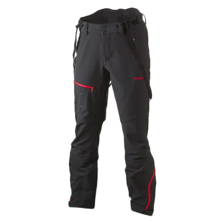 Pantaloni da uomo Bergans Osatind Pants nero/rosso Black/BrRed