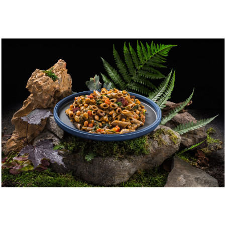 Cibo disidratato Adventure Menu Penne proteiche con farina di grilli al sugo con fagioli, spinaci e olive