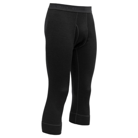 Pantaloni termici da uomo Devold Expedition Man 3/4 Long Johns W/Fly nero Black